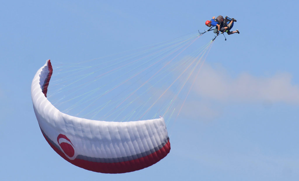 Baptême de l'air voltige parapente