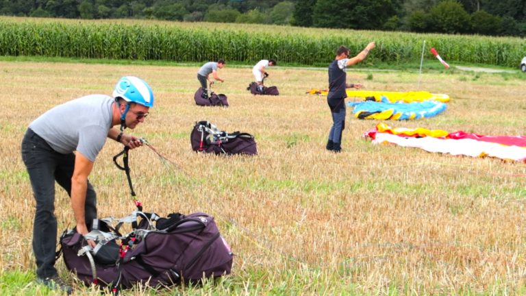 Découverte matériel de stage parapente normandie