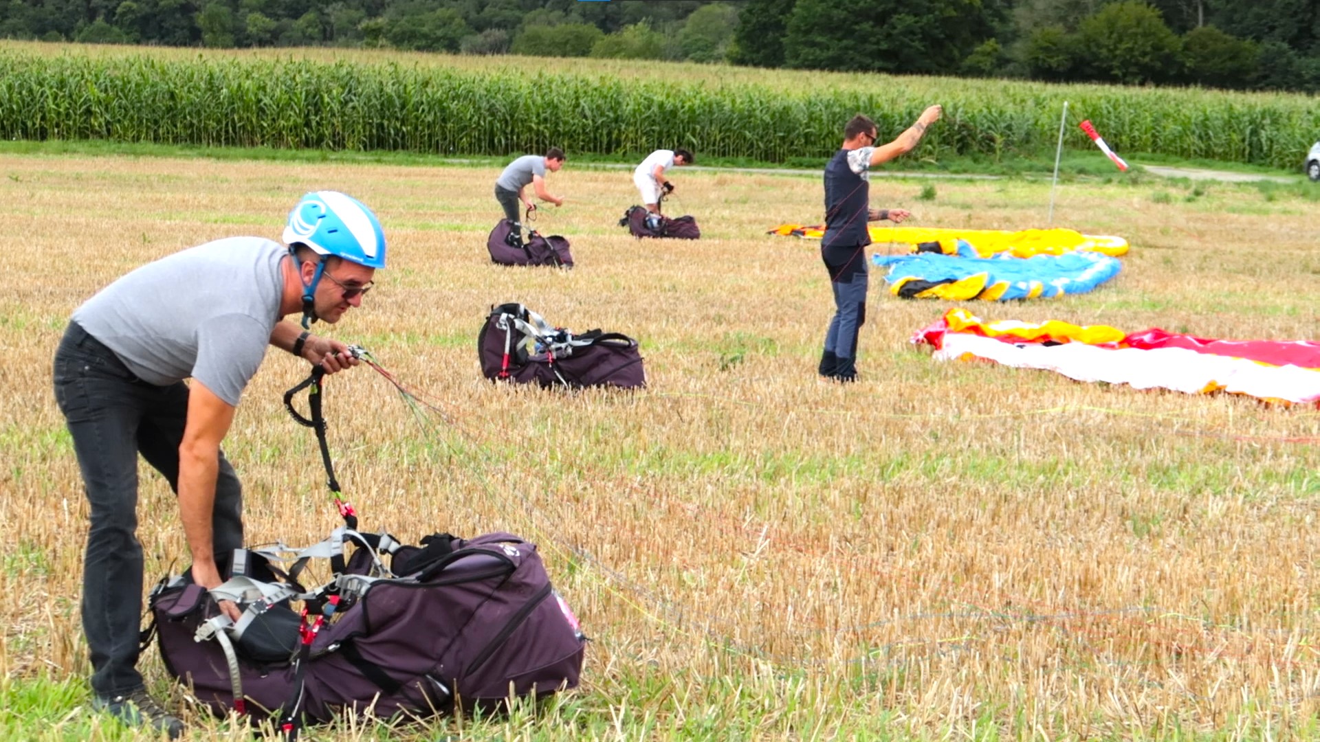 Découverte matériel de stage parapente normandie