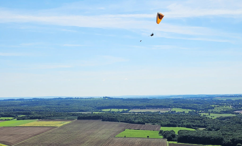 bapteme treuil parapente normandie