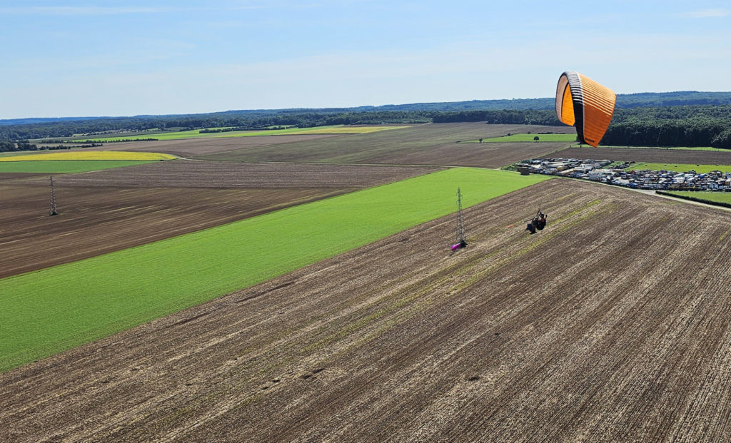 decollage parapente treuil facile