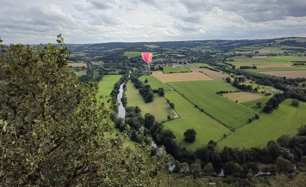 site de parapente de Clécy en Suisse Normande