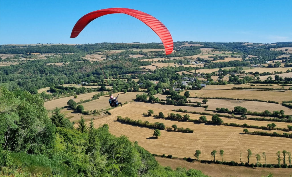 parapente biplace site de Saint Marc d'Ouilly